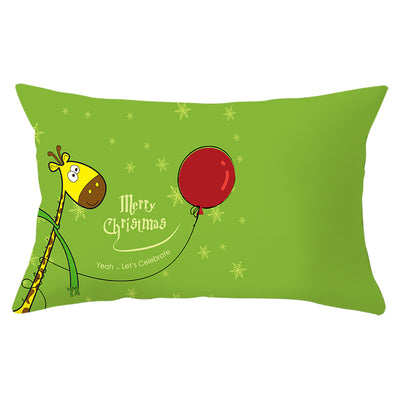 Funda de Almohada Navideña Serie Verde con Estampado Piel de Melocotón - Image 15