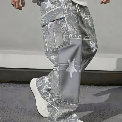 Pantalones de Trabajo Holgados con Cordón Ajustable para Hombre - Image 6