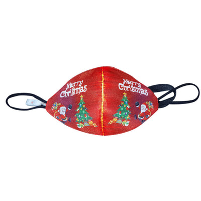 Protector Facial Navideño con Fibra Óptica LED - Image 10