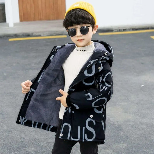 Abrigo de Invierno Infantil Acolchado Estilo Coreano - Image 9