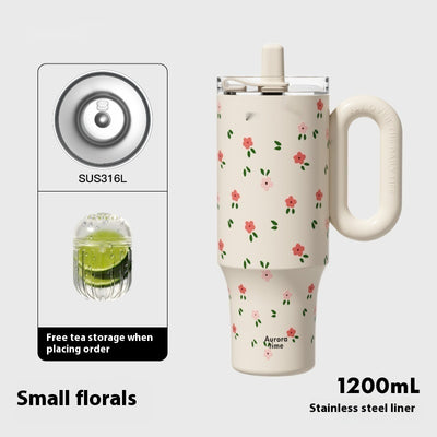 Termo Infantil Grande con Pajita - Vaso Térmico Cerámica para Niñas - Image 5