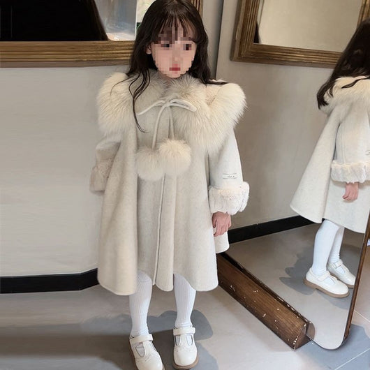 Abrigo Acolchado Estilo Occidental para Niñas