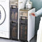 Gabinete Estrecho con Cajones para Almacenamiento de Baño