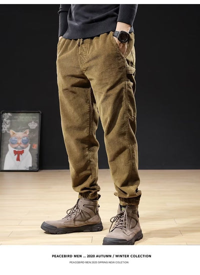 Pantalones de Pana Holgados Talla Grande para Hombre - Image 20