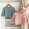 Cardigan de Lana Tejida con Encaje para Bebé