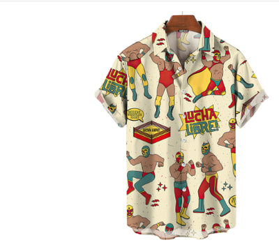 Camisa Hawaiana Estampada 3D para Hombre - Casual de Verano - Image 20