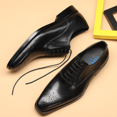 Zapatos de Negocios para Hombre Puntiagudos Estilo Ganadero - Image 11