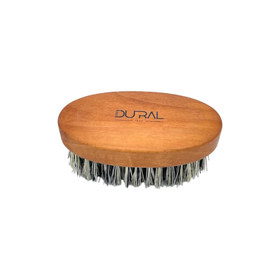 Dural Pear wood beard brush with pure Tampico fiber - 7 rows - Tekeno