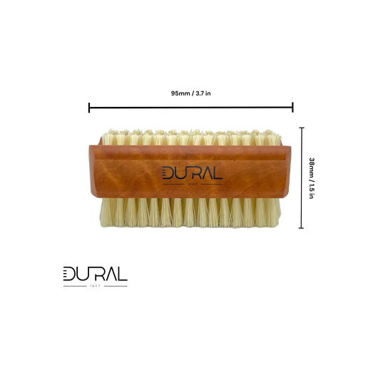 Dural Plywood hand & nail brush with pure Tampico fiber - 4/6 rows - Tekeno