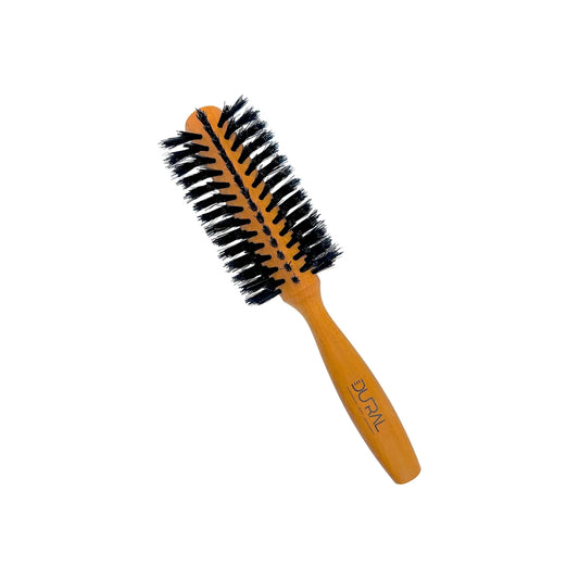 Dural Pear wood half round hair brush with boar bristles - 7 rows - Tekeno
