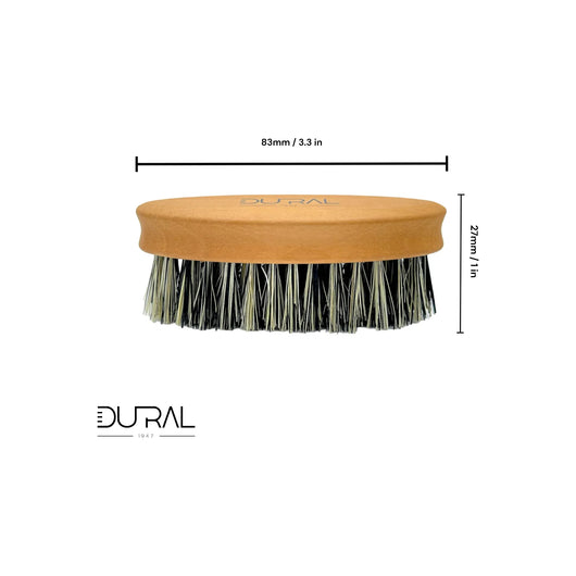 Dural Pear wood beard brush with pure Tampico fiber - Halal compliant & Vegan - Tekeno