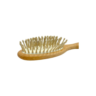 Dural Beech wood rubber cushion hair brush with wooden pins - Tekeno