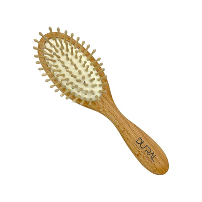 Dural Beech wood rubber cushion hair brush with wooden pins - Tekeno