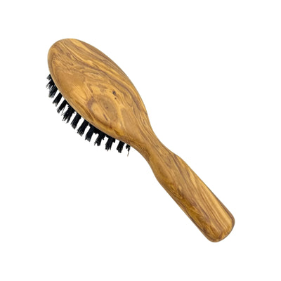 Dural Olive wood hair brush with boar bristles - 7 rows - Tekeno