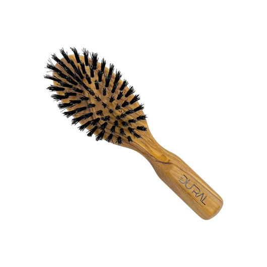 Dural Olive wood hair brush with boar bristles - 7 rows - Tekeno