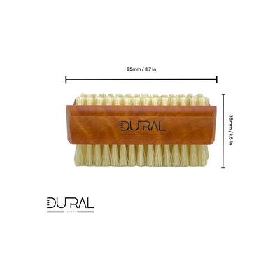 Dural Pear wood hand & nails brush with pure natural bristles - 4/6 rows - Tekeno