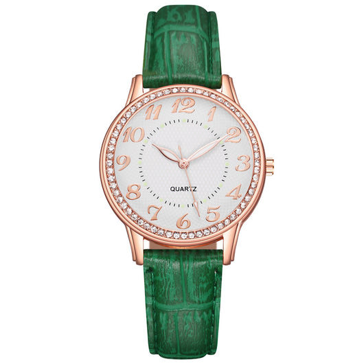 Reloj de Cuarzo Luminoso para Mujer con Diamantes y Correa Elegante - Image 5