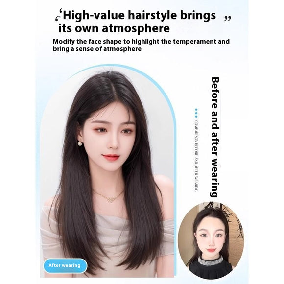 Peluca Completa de Cabello Sintético Premium para Mujer