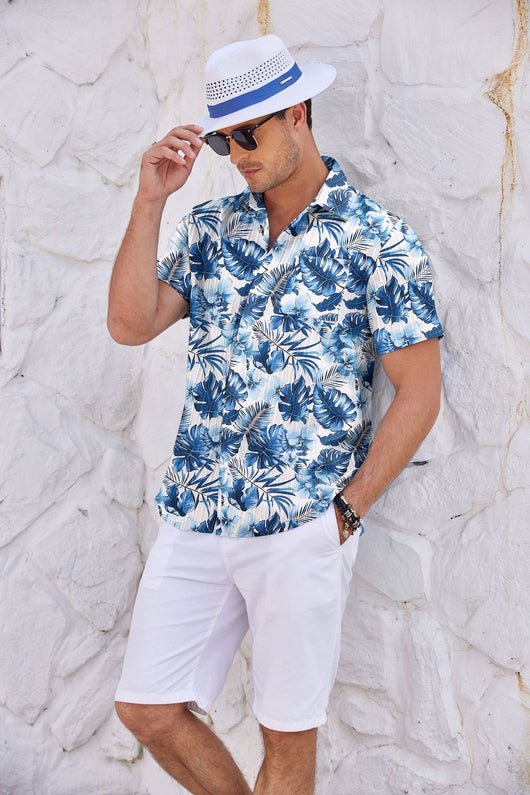 Camisa Cardigan Manga Corta para Hombre - Estilo Moderno y Versátil - Image 10