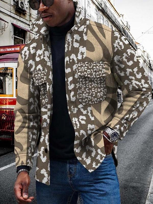Cardigan Estampado 3D con Degradado de Colores y Botones Digitales - Image 16