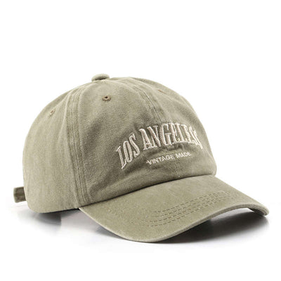 Gorra de Béisbol con Bordado de Letras Desgastadas - Image 8
