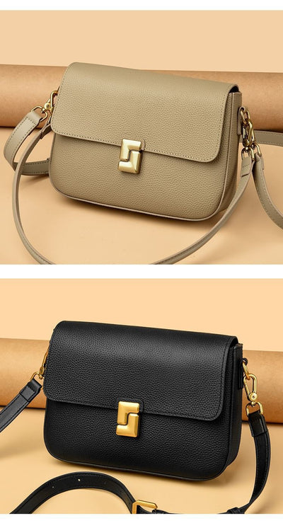 Bolso Mensajero de Cuero Vintage para Mujer - Image 13