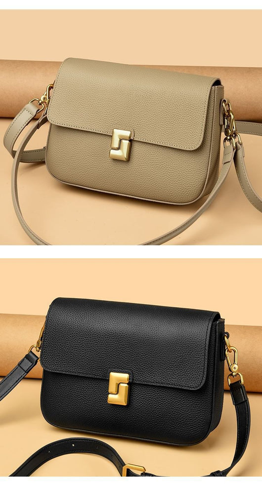 Bolso Mensajero de Cuero Vintage para Mujer - Image 13