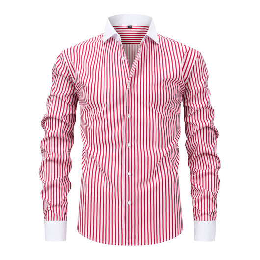 Camisa Ejecutiva de Manga Larga con Cuello Windsor, Stretch y Resistente a Arrugas - Image 5
