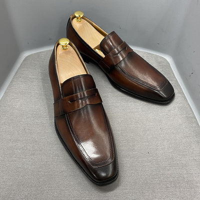 Mocasines de Cuero Italiano Clásico para Negocios - Image 14