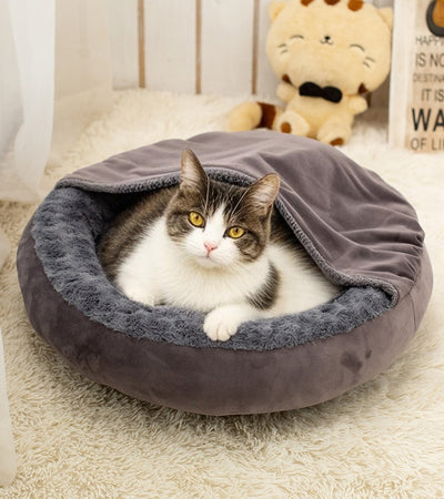 Cama Redonda Premium para Mascotas - Colchoneta Térmica Cuatro Estaciones Tamaño Grande - Image 13