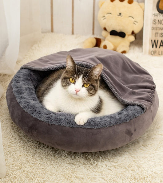 Cama Redonda Premium para Mascotas - Colchoneta Térmica Cuatro Estaciones Tamaño Grande - Image 13