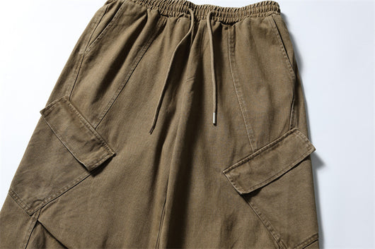 Overol Retro Japonés de Colores Sólidos - Diseño Holgado y Casual - Image 14