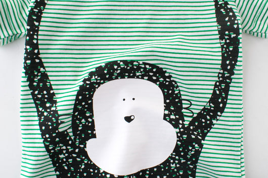 Playera Infantil de Rayas para Niño - Manga Corta Cómoda y Fresca - Image 10