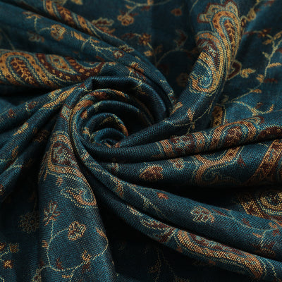 Bufanda Jacquard de Cachemira Clásica Multiusos con Flecos de Anacardo - Image 10