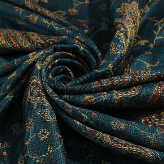 Bufanda Jacquard de Cachemira Clásica Multiusos con Flecos de Anacardo - Image 10