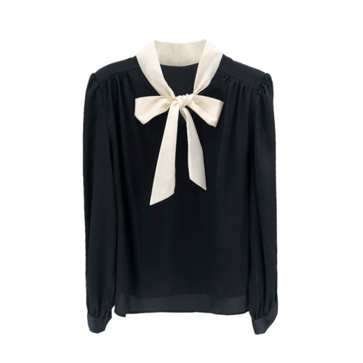 Camisa Reversible Glossy Estilo Hepburn para Mujer - Image 2