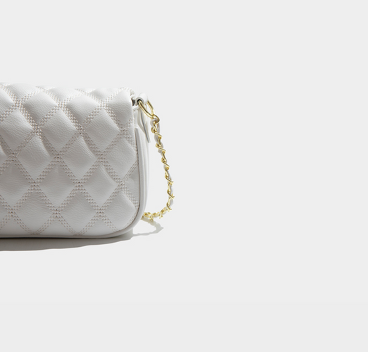 Bolso de Cuero Candy Color con Cadena Rombo para Mujer - Image 10