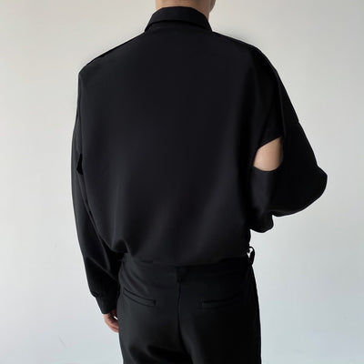 Camisa Manga Larga con Solapas Otoñales para Hombre - Image 17