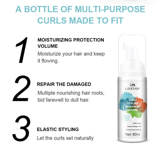 Mousse Moldeador para Cabello Rizado Hidratante Antiencrespamiento - Image 9