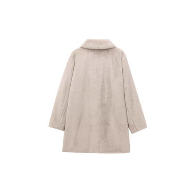Abrigo de Piel Sintética Efecto Urbano - Estilo Crossborder para Mujer - Image 4