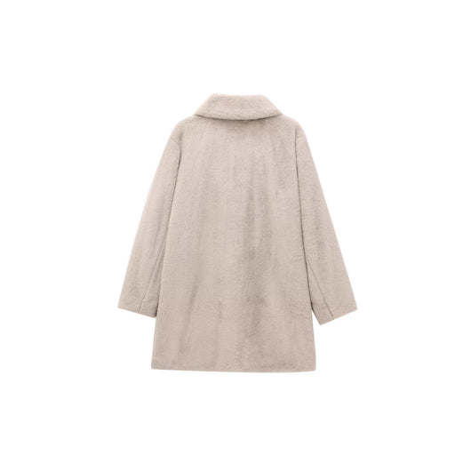 Abrigo de Piel Sintética Efecto Urbano - Estilo Crossborder para Mujer - Image 4