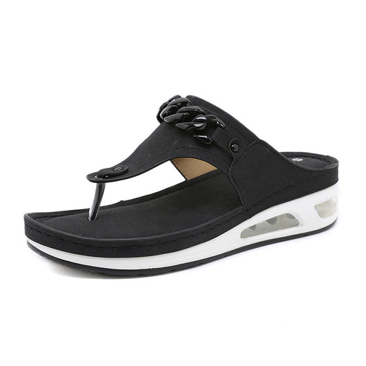 Sandalias Cuña con Cámara de Aire para Mujer - Comodidad Casual - Image 8