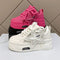 Tenis Blancos Plataforma Casual Versátiles para Mujer