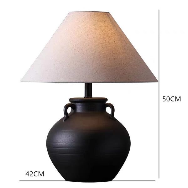 Lámpara de Mesa de Cerámica Estilo Moderno Retro Chino Nostálgico
