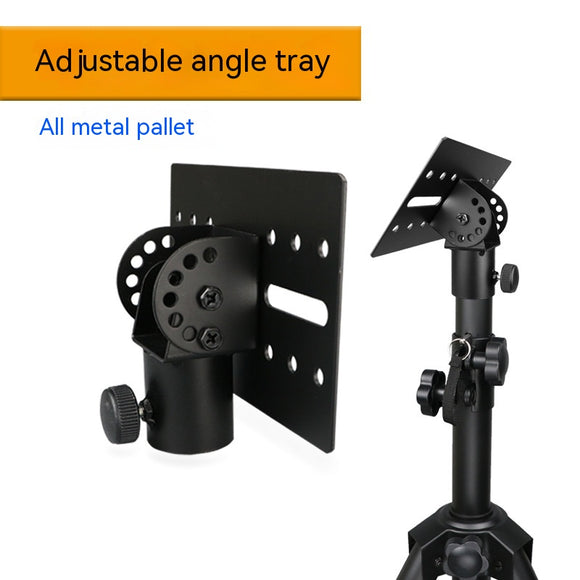 Bandeja de Soporte Universal para Proyector y Laptop, Placa Metálica para Trípode