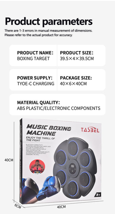 Saco de Boxeo Inteligente con Sensor de Impacto para Entrenamiento en Casa - Image 7