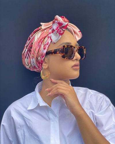 Pañuelo Estampado Cadena para Mujer - Kerchief Satinado 90x90cm - Image 11
