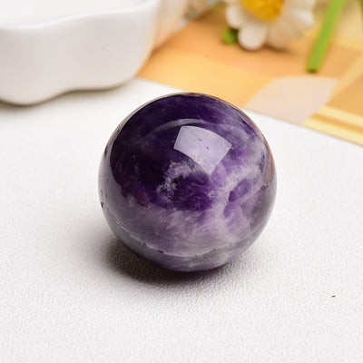 Esfera de Cristal Amatista Pulida - Bola de Cuarzo Violeta - Image 10