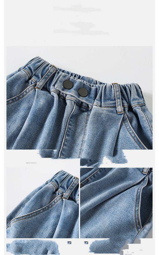 Jeans Stileto Slim Fit de Dos Botones para Niñas - Image 15