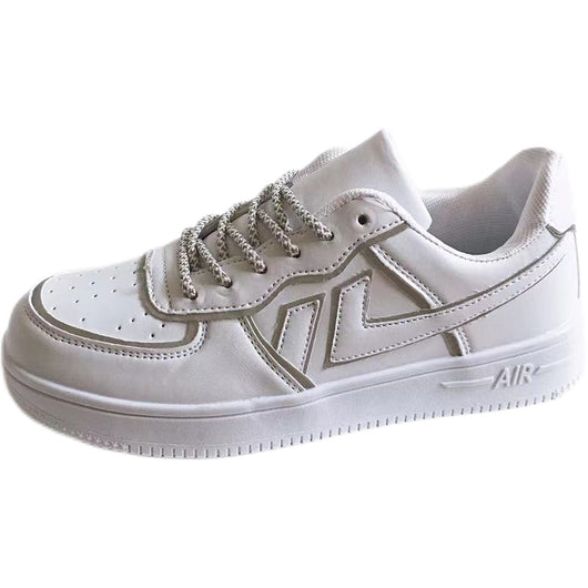Zapatillas Deportivas Reflectantes Blancas Unisex - Image 6